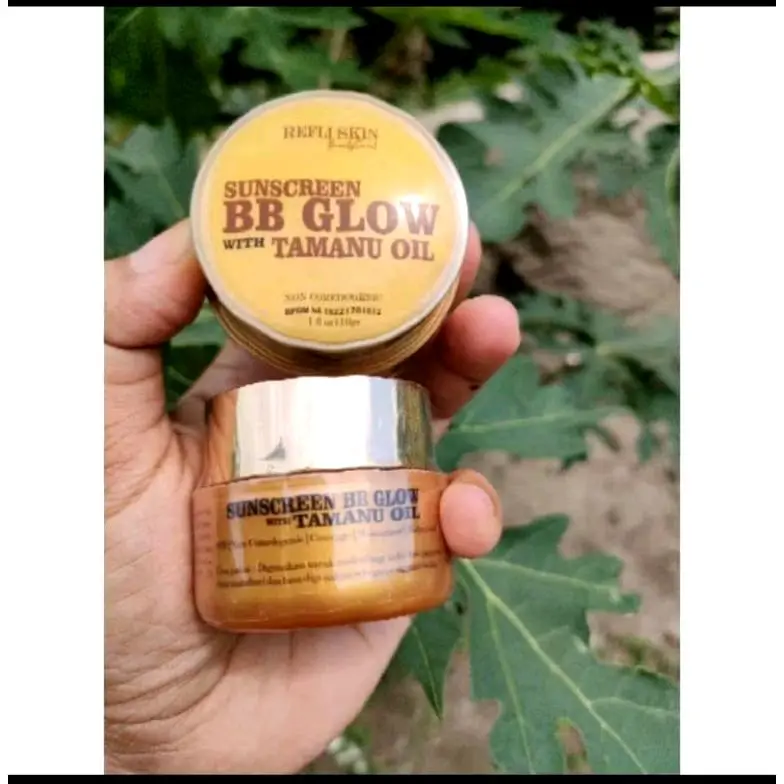 SUNSCREN BB GLOW TAMANU OIL/SUNSCREEN SPF 50 Wajah 3