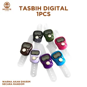 Tasbih Tally Counter Mini Alat Hitung Digital Praktis Original 1pcs