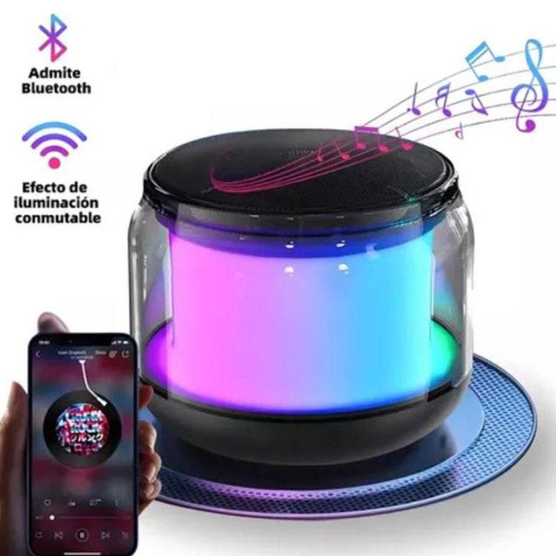1PC Mini Portable Bluetooth Speaker, Wireless LED Subwoofer, Tandem ...