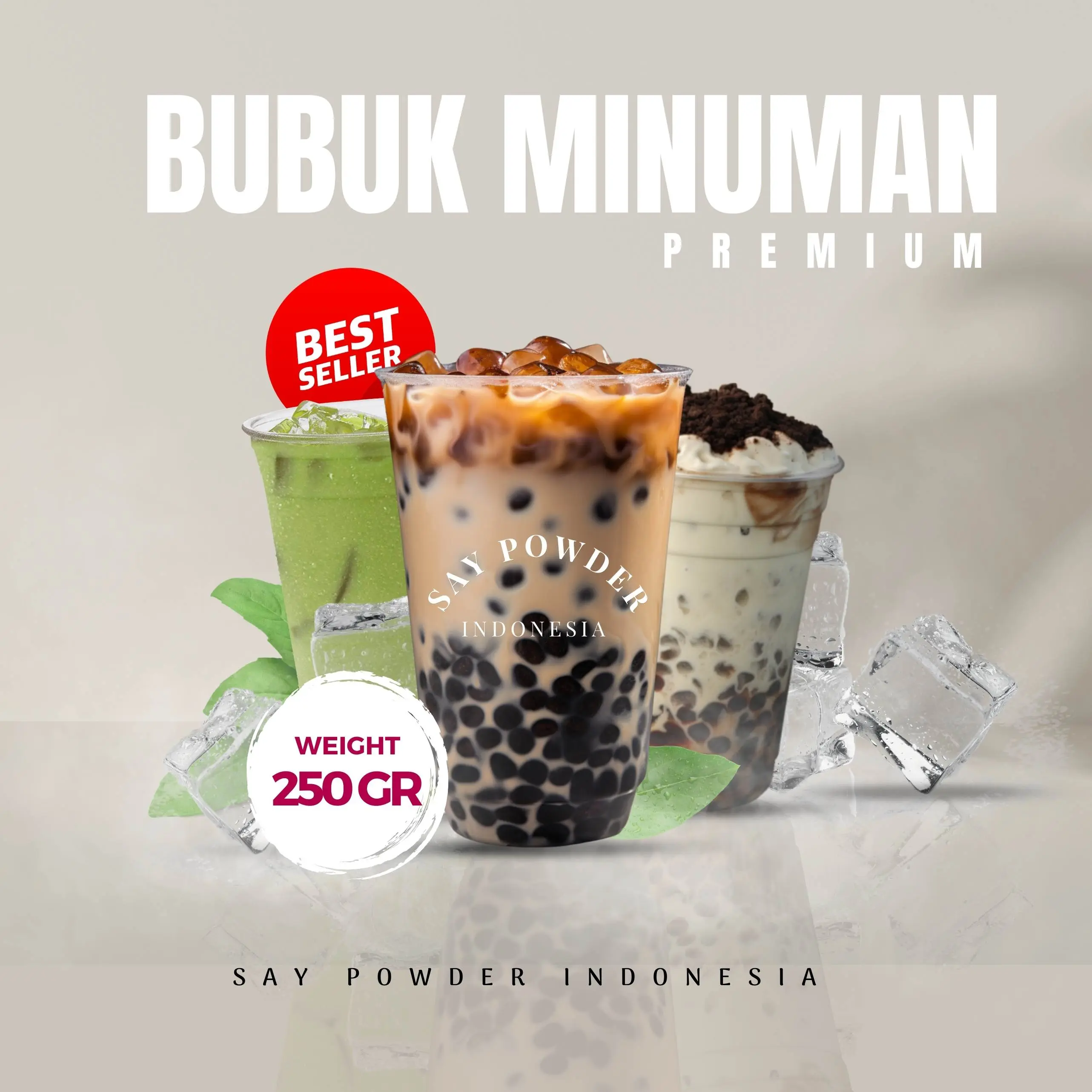 Bubuk Minuman Aneka Rasa Premium 250 Gram Coffee Tea Coklat Buah Vanilla Serbuk Minuman Kekinian Powder Minuman Serbuk Bubuk Minuman kekinian Minuman Bubuk Rasa Minuman Serbuk Kekinian Serbuk Minuman Boba