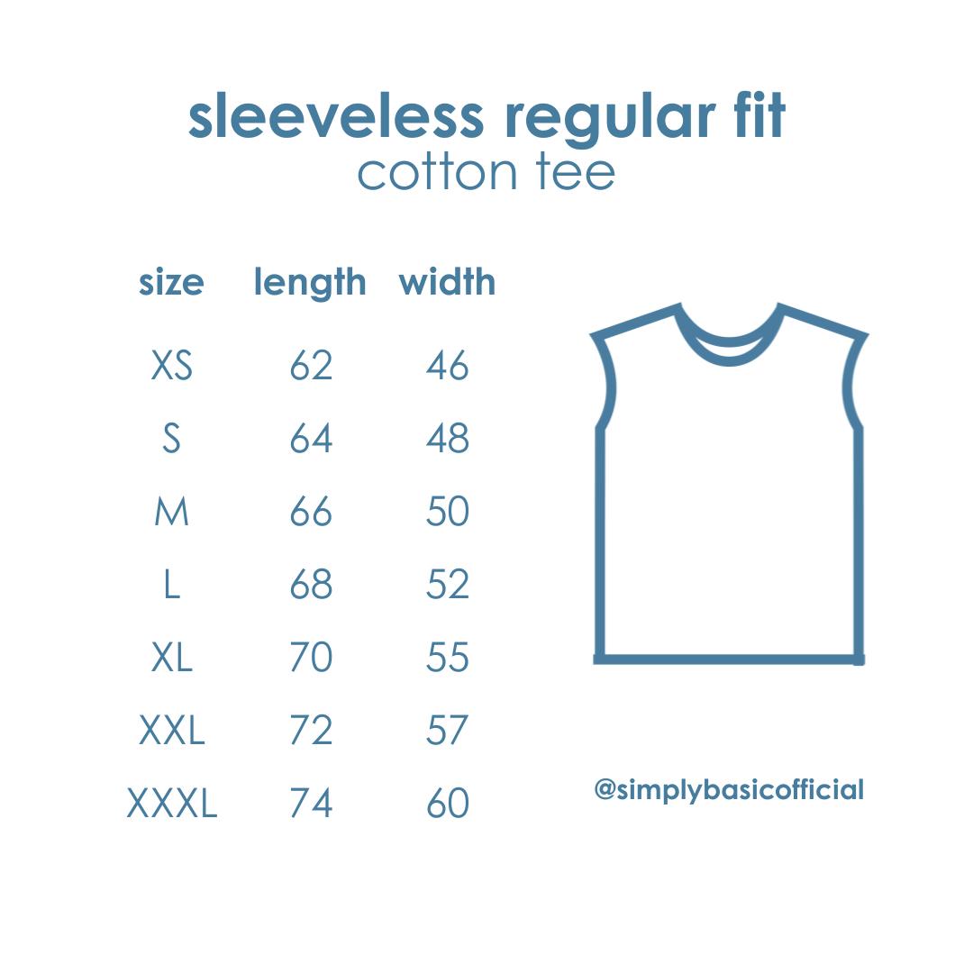 Kaos Sleeveless Regular Fit "Simply Basic Sleeveless Tee"