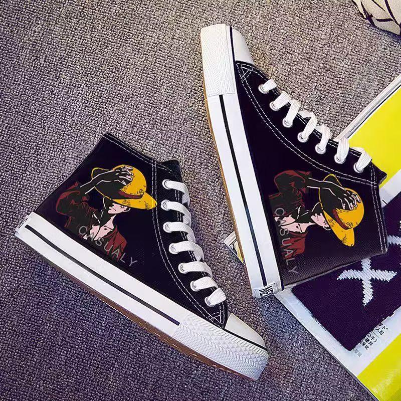 SEPATU SNAIKER RANING ANAK LAKI LAKI PERIA UNTUK SEKOLAH SMP SMA SD DARI UMUR USIA 3 4 5 6 7 8 9 10 11 12 13 14 15 TAHUN PAS DI PAKE JALAN SANTAI DENGAN MOTIF ANIME CARTUN NARUTO SASUKE ONE PEACE DENGAN GAYA PAPORIT SEKARANG Fashion