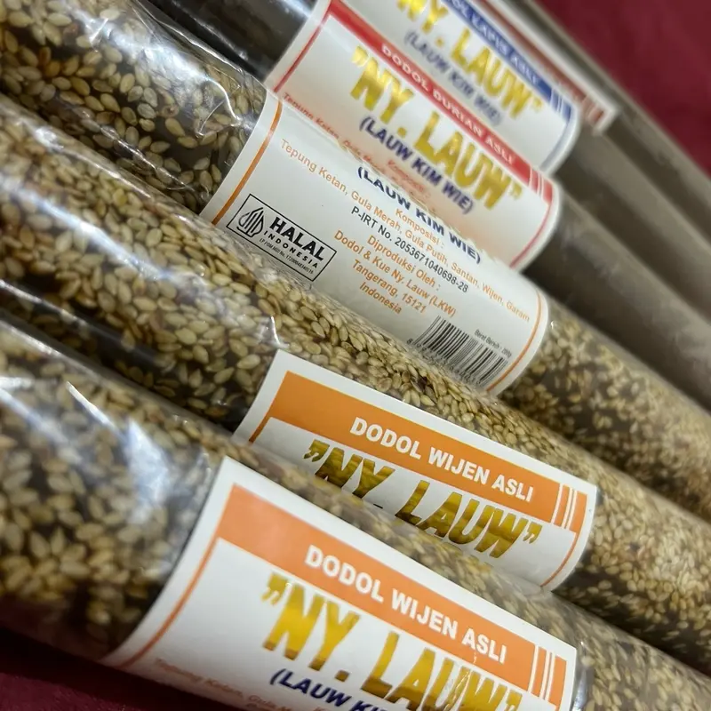 Dodol Ny Lauw (Lauw Kim Wie) Halal Tradisional Asli Khas Tangerang Betawi 200 gr 0