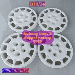 DOP RODA MODEL ELEGAN R13/14 PLASTIK TEBAL ANTI PECAH