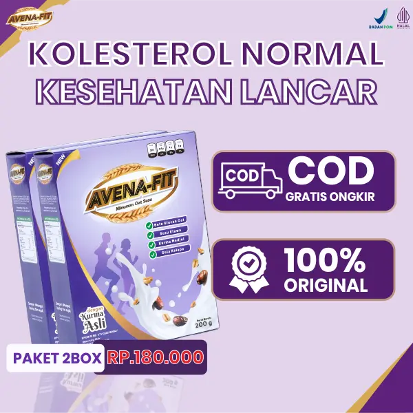 Paket Avenafit - 2 Box Sereal Oatmeal Susu Kurma | BPOM & Halal MUI [ BISA COD ]