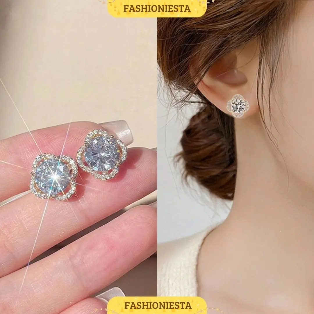 [1-24] Anting Tusuk Elegan Premium S925 Aksesoris Wanita Korea Style Fashion