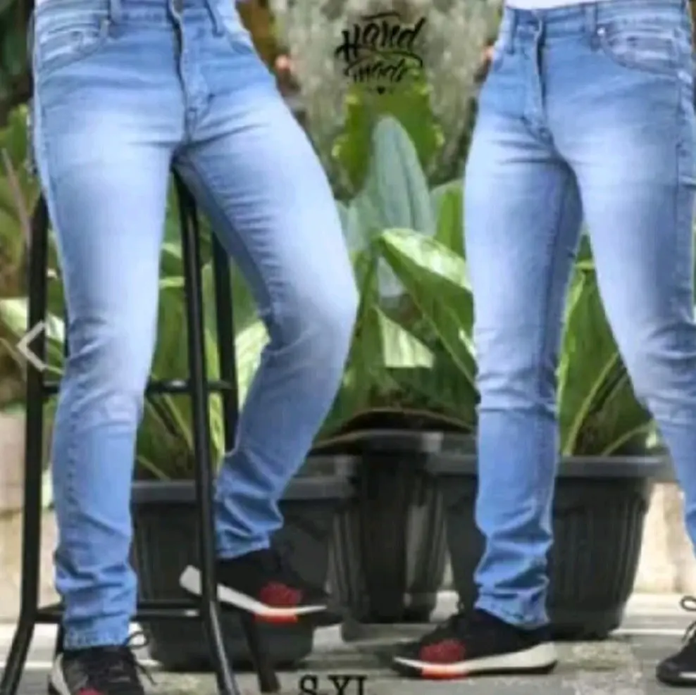 Celana Jeans Pria Denim Celana Pensil Cowok  Celana Jeans Panjang Pria Slim Fit Skinny