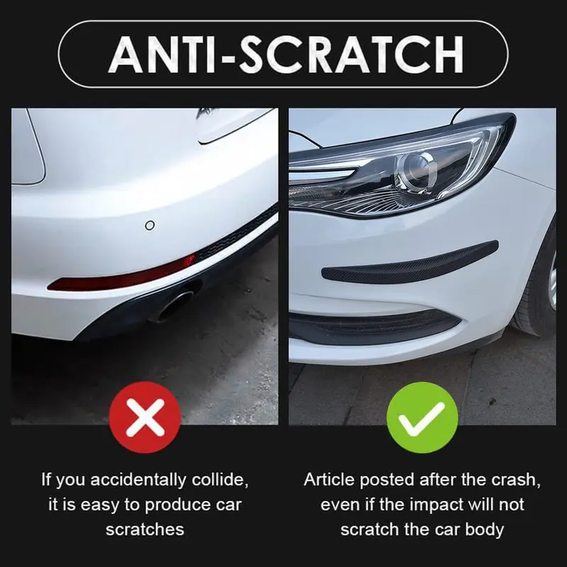 AM-68 Bumper Guard Stiker Pelindung Bemper Mobil Car Bumper Protector Anti Stratch Anti Lecet Cocok Semua Mobil 6