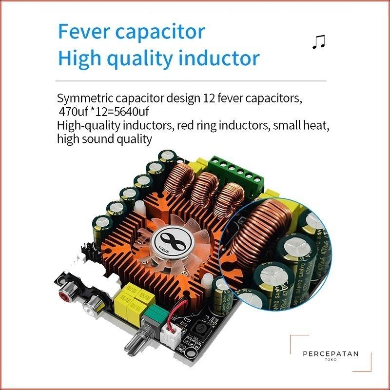 Wuzhi Audio | TDA7498E daya tinggi digital power amplifier papan 2.0HIFI stereo daya tinggi 160W * 2 dukungan BTL220W zk Wuzhi Audio | TDA7498E daya tinggi digital power amplifier papan 2.0HIFI stereo daya tinggi 160W * 2 dukungan BTL220W zk