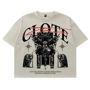 Boxy Crop Fit Oversized Cotton 20s Clote THE KING