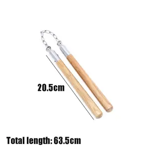 20,5cm Nunchaku Dobel Stick Tongkat Karate Stick Bruce Lee Double
