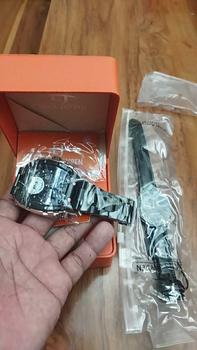 Product Review of DISKON jam tangan  !! Evans Jayden Jam Tangan Pria 9554-1 Rantai Stainless Steel Kaca Sapphire Chronograph Water Resistant 5ATM Air Bahan Watches Waterproof from c**e 1