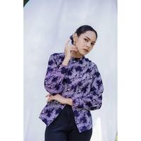Gambar Batik Fractal Kalila Blouse Wanita Lengan Panjang dari Batik Fractal Kota Bandung 5 Tokopedia