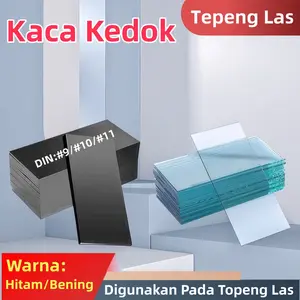 Kaca Kedok Las DIN No.9 No.10 No.11 Hitam dan Kaca Bening
