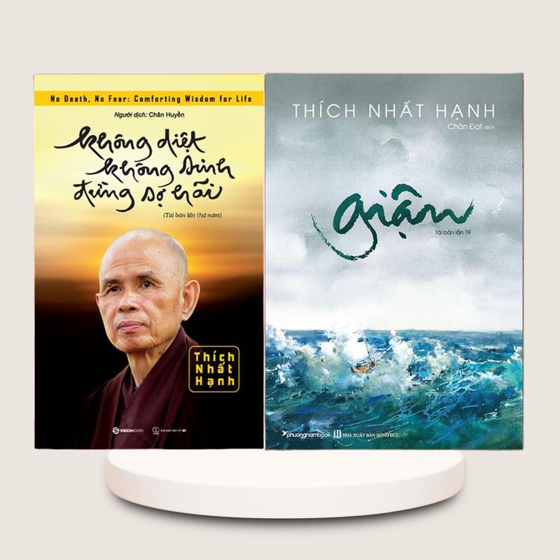 Combo 2 Cuốn: Không Diệt Không Sinh Đừng Sợ Hãi & Giận