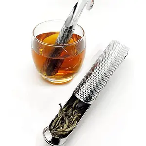 Stainless Steel Tea Infuser Strainer For Spice Colator Ceremony Set Poop Teaware InfusorItem Teapot Sieve - 2pcs