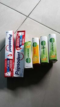 Product Review of 2psc pepsodent (75g)+ 4pcs sabun Dettol batang besar (100gr) from b**a 0