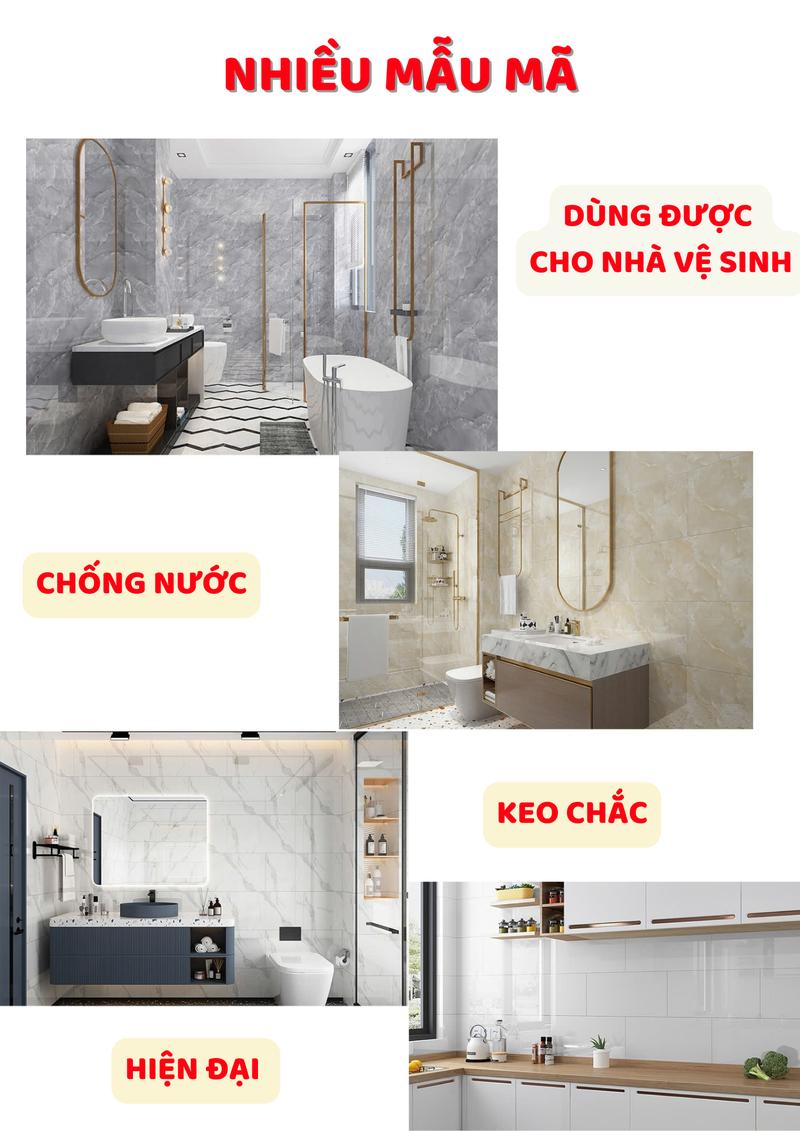 Product Introduction of Xốp dán tường giả đá PVC có sẵn keo mặt sau chống nước chịu nhiệt chống nóng - Combo 10 tấm 30x60 3