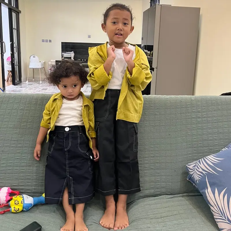 Keenanthi Rok Cargo Mezi List Kids / Rok Cargo List Anak Fashion 3