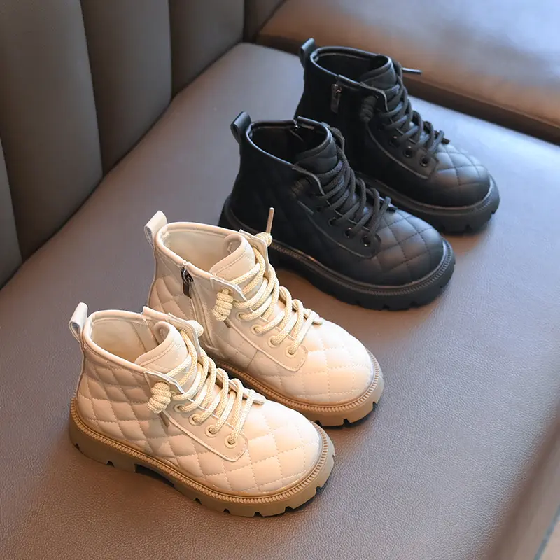 Juragan Junior [COD]CHARLOT Sepatu Boots anak Perempuan Import 26-36 Usia 2-10Tahun 3
