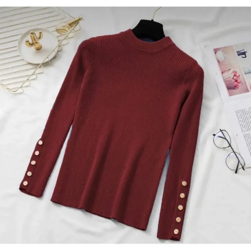 BLOUSE TOP POLOS PRAMULA RIB KNIT // BLOUSE WANITA MUSLIMAH POLOS 2