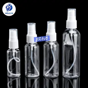Botol spray Wudhu Buat Umroh dan Haji 100ml-250ml plastik sprai semprot 100ml-250ml Botol Plastik PET 100ml-250ml BR Bening Tutup Spray