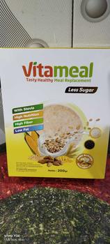 Product Review of [Sereal Viral] Vitameal, New Variant Less Sugar | Original Resmi | Bantu Masalah Gula Darah | Sumber Nutrisi Makanan Sehat | Cereal Food Granola Oatmeal | Sereal Susu Dairy Milk from A**i 1