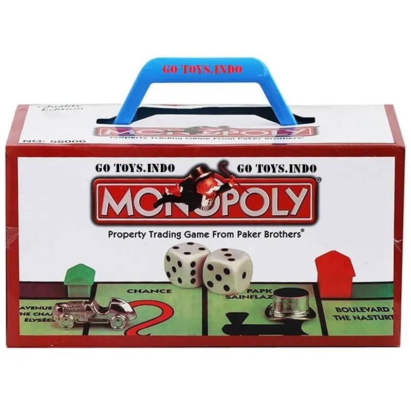 MONOPOLY KOPER BOARD GAME KELUARGA MONOPOLI/MONOPOLY KUALITAS IMPORT/KUALITAS TEBAL BAGUS