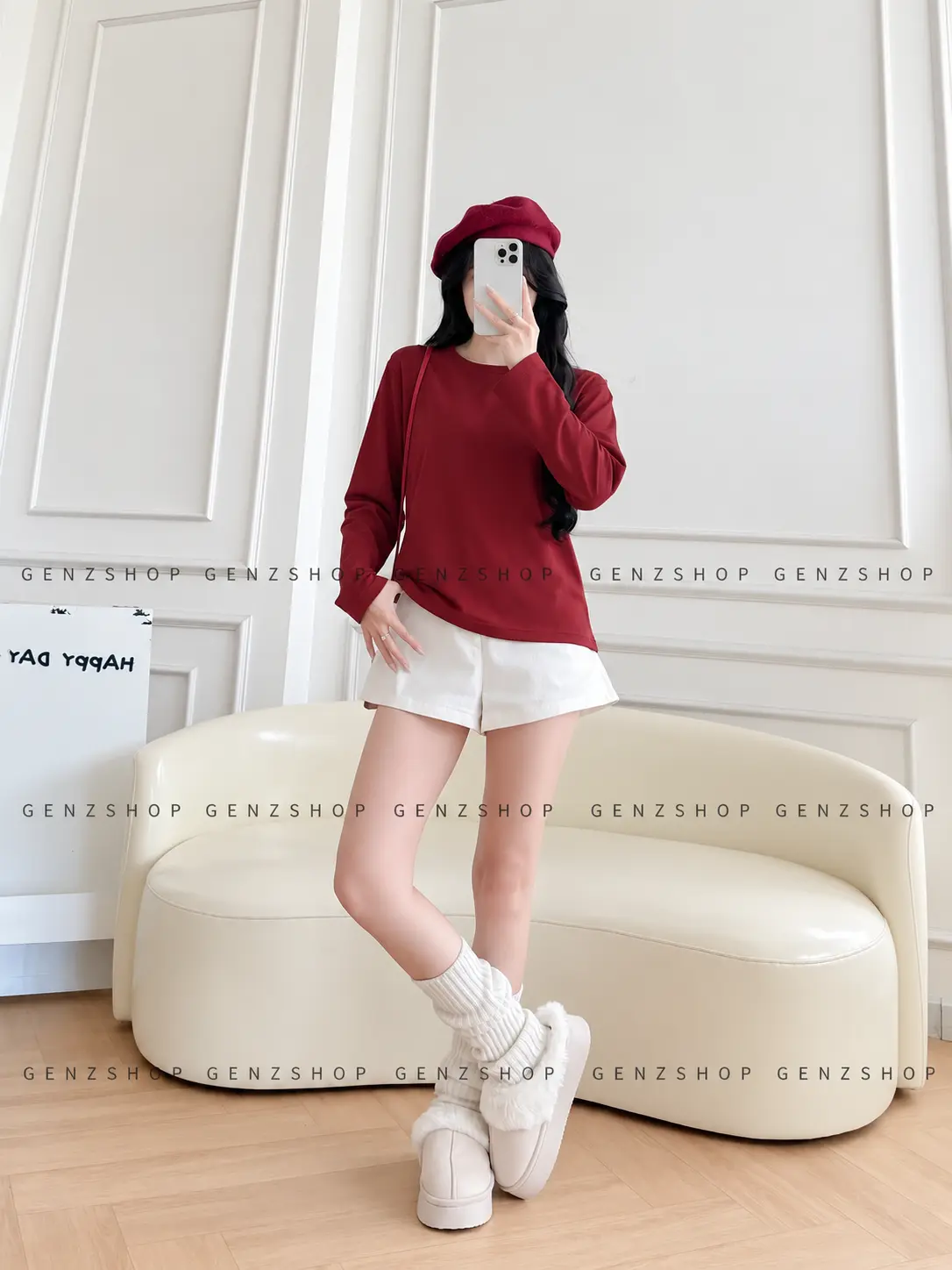 ÁO THUN TAY DÀI BABYTEE TRƠN VẢI COTTON MỀM MỊN THOÁI MÁI Cổ Tròn Women | BigBuy360 - bigbuy360.vn ÁO THUN TAY DÀI BABYTEE TRƠN VẢI COTTON MỀM MỊN THOÁI MÁI Cổ Tròn Women | BigBuy360 - bigbuy360.vn
