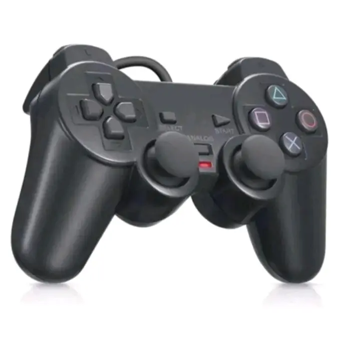 STIK TW PS2 HITAM KABEL Gamepad