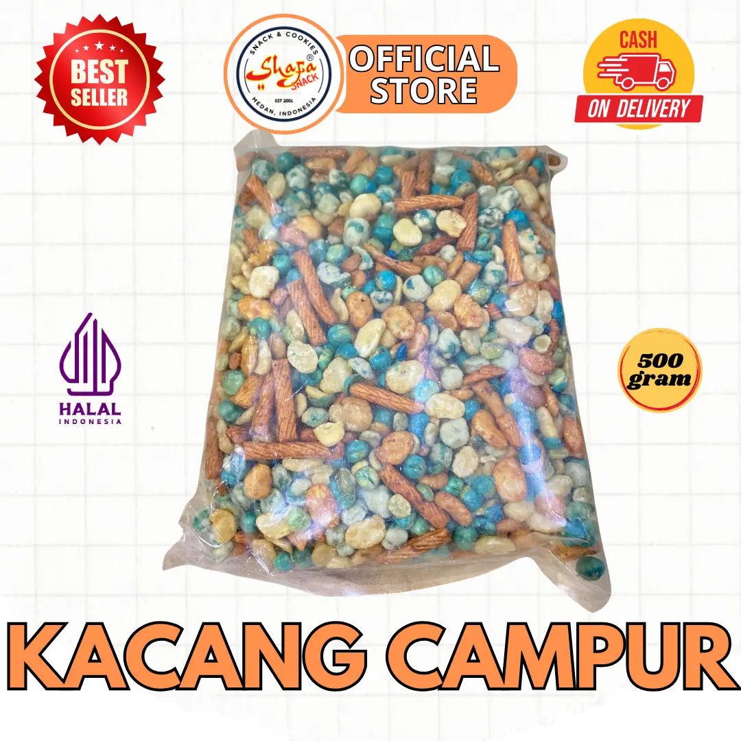 500 gram - kacang campur / mix