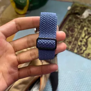 [Tali Jam] Nylon Elastic Strap for Apple Watch Ultra 3/2/1 49mm 46mm 45mm 44mm 42mm Band for IWatch Series 11 10 9 8 7 6 5 4 SE 3 2 1 Braided Belt Bracelet Metal Buckle Wristband 38mm 40mm 41mm Smartwatch Accessories