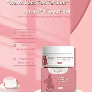 [BPOM COD] Dr.KKot Warm Soothing Cream Pereda Nyeri Haid, Membantu Melancarkan Haid Tidak Teratur, Siklus Haid Tidak Stabil, Kemasan Praktis 30g