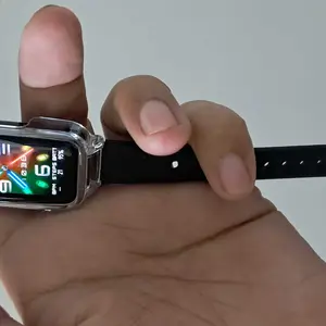 PC Anti Gores Case Silicone Strap for Huawei Band 10/9/8 Transparent Hard Frame Protective Cover Bumper Cover Screen Protector Soft Rubber Silikon Wristband Band Accessories Tali Jam Tangan Smartwatch for Huawei Band 10 9 8 NFC