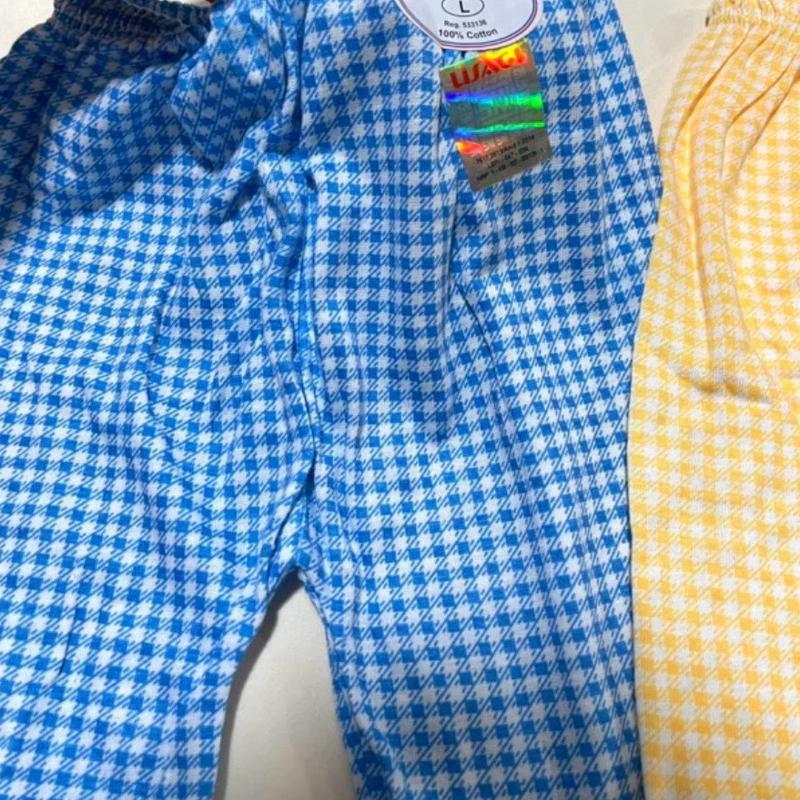 12Pcs Celana Panjang Usagi Anak Kotak / Bintik S M L XL XXL Katun 3