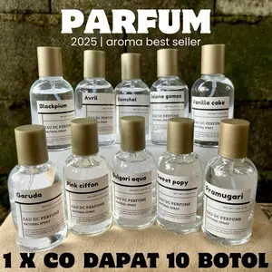 Promo Parfum 5 Botol + Bonus 5 Botol 35ml wangi Cewek Cowok Wanginya