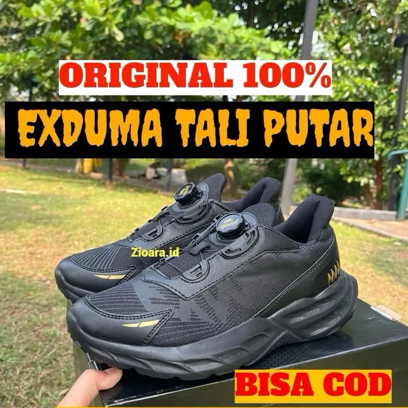 SEPATU EXDUMA SITEM TALI PUTAR SEPATU RUNNING TALI PUTAR