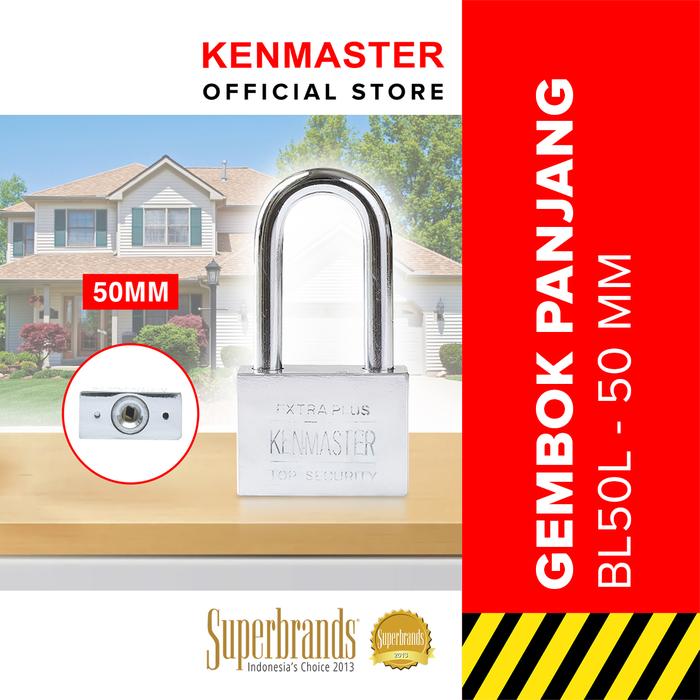 Gambar Kenmaster Gembok BL50L - 50L - GBPA044 - BL50 dari Kenmaster Official Store Kota Administrasi Jakarta Utara Tokopedia