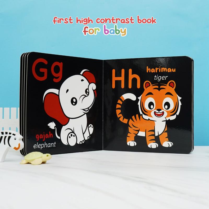 Buku Anak ABC 123 For Baby High Contrast Book - Ziyad Books 5