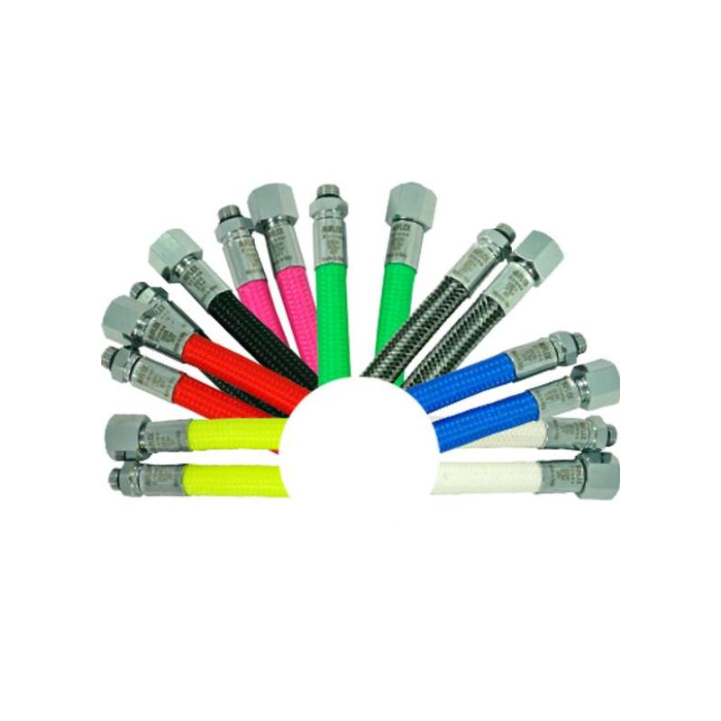 OMS Miflex high-flexible LP regulator hose, 75 cm, UNF 3/8