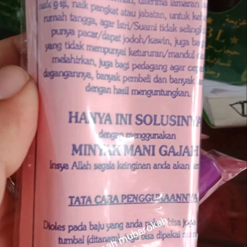 Minyak Wangi Mani Gajah Super Original / Minyak BP / Minyak Ashn 2