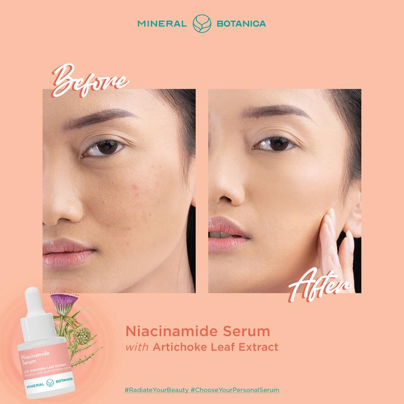 Mineral Botanica Niacinamide Serum With Artichoke Leaf Extract 20ml Vitamin Essence 3