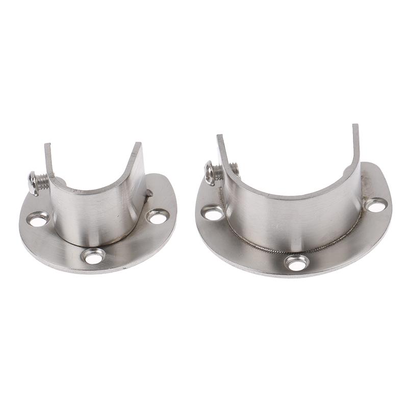 Product Introduction of Giá Đỡ Thanh Tủ Quần Áo Bằng Thép Không Gỉ, 19 / 22 / 25 / 32Mm, Giá Đỡ Thanh Mặt Bích, Ổ Cắm 10