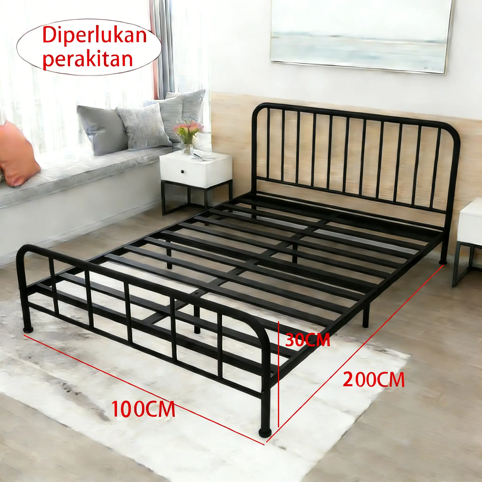 BLACK-100X200X30CM (up)