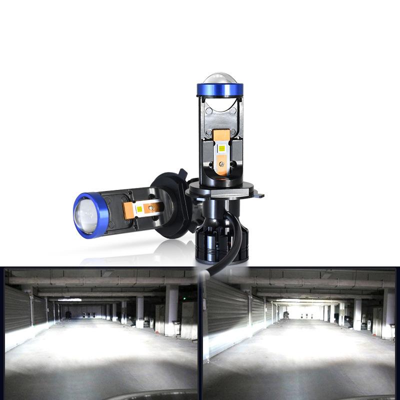 Product Introduction of H7 H4 Mini Projector Lens 35000LM 140W LED Lens Light Bulbs High Low Beam Fog Light 6000K White Car Head Lamp Headlight Bulbs 15