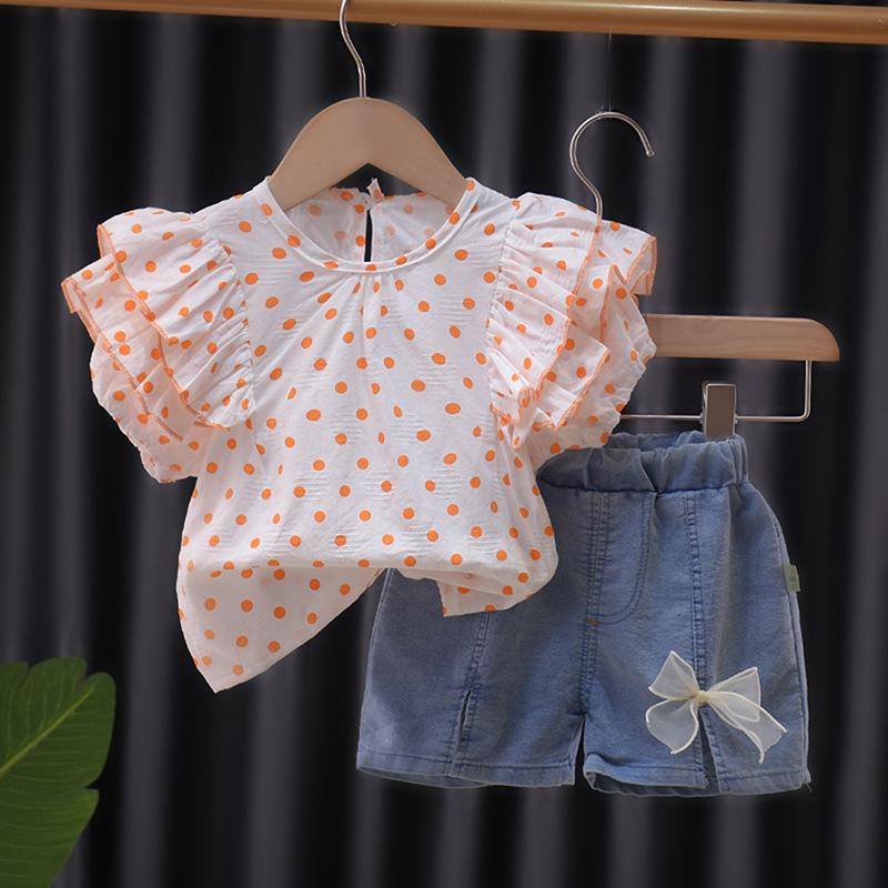 Product Introduction of Girl clothing sets cotton fashion outfit suit  clothes set  lovely fashion 14
