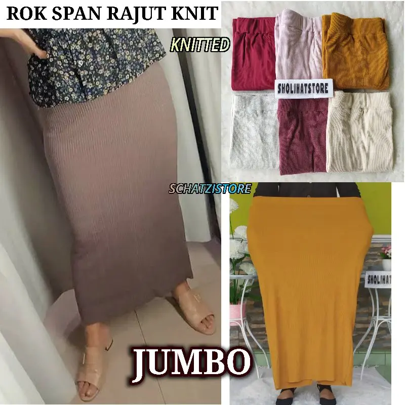 ROK SPAN RAJUT PANJANG JUMBO BB 50KG 70KG 80KG 90KG / ROK SPAN RAJUT KNIT KNITTED PREMIUM TEBAL BB 65 90 kg / MAXI SKIRT RAJUT SUPER JUMBO / SPAN PANJANG JUMBO BAHAN KNIT KNITTED RIB PREMIUM / SABBY SKIRT LOOK (PETITE SIZE TO PLUS SIZE) / FASHIONDUAS