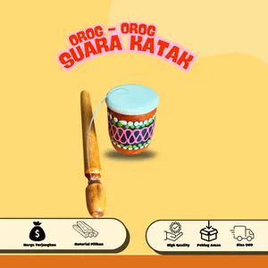 Alat Musik Suara Katak Alat Musik Tradisional 1 set 2 pcs