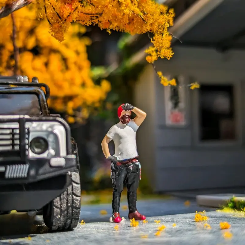 Nachi64 - Figure Premium skala 1/64 (Seri Model 2) untuk Diorama, Arsitekture, Koleksi, Diecast Hotwheels, MiniGT, Matchbox, dll 8