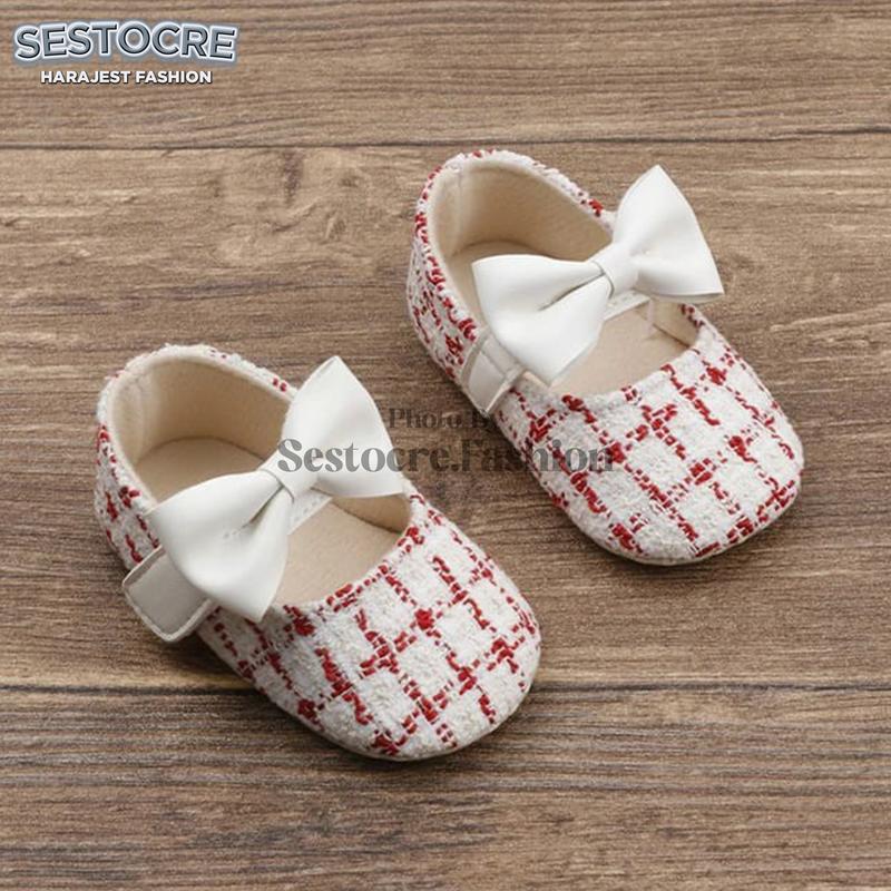 Product Introduction of SF Sepatu Bayi Perempuan Prewalker Pita Lucu Lembut Usia 0 - 12 Bulan Cewek Anti Slip Anak-Anak Casual Nyaman Di Kaki - Bisa COD Bayar Ditempat 16